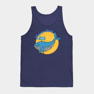 Whale the King of Ocean Tank Top